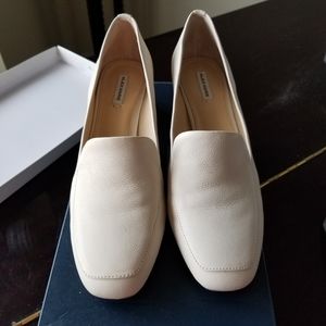 ALEX MARIE Charvey Leather Block Heel Loafers